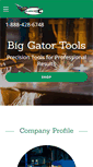 Mobile Screenshot of biggatortools.com